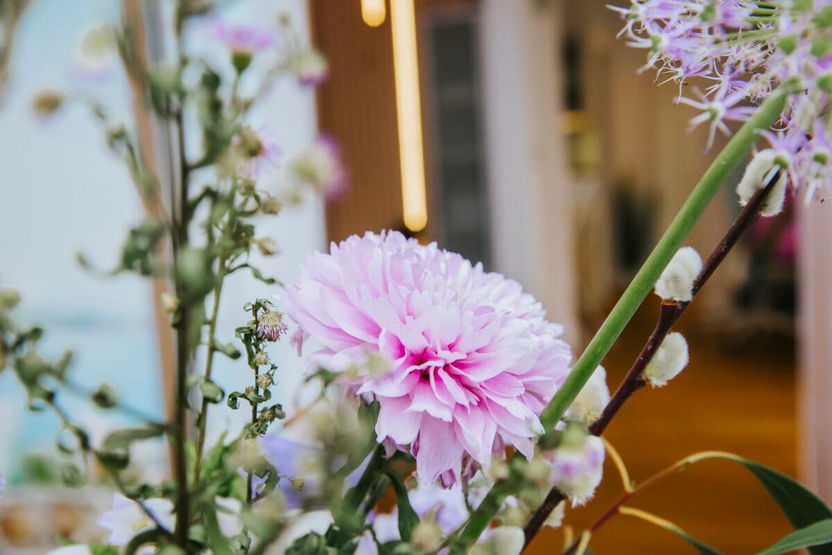 Blumen im Büro
